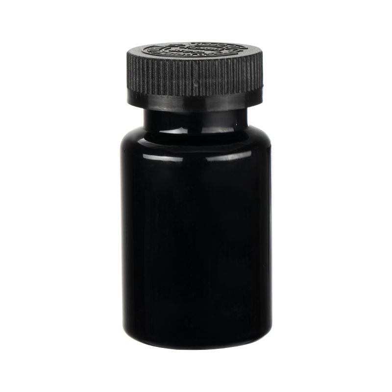 PET 120ml långhalsad rund flaska