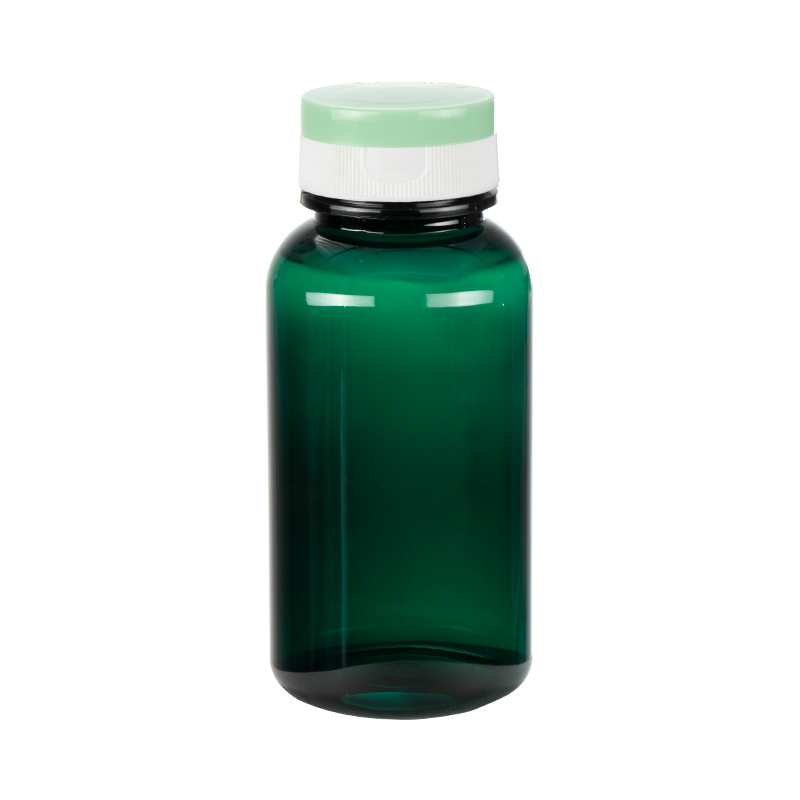 PET 200ml lång rund flaska