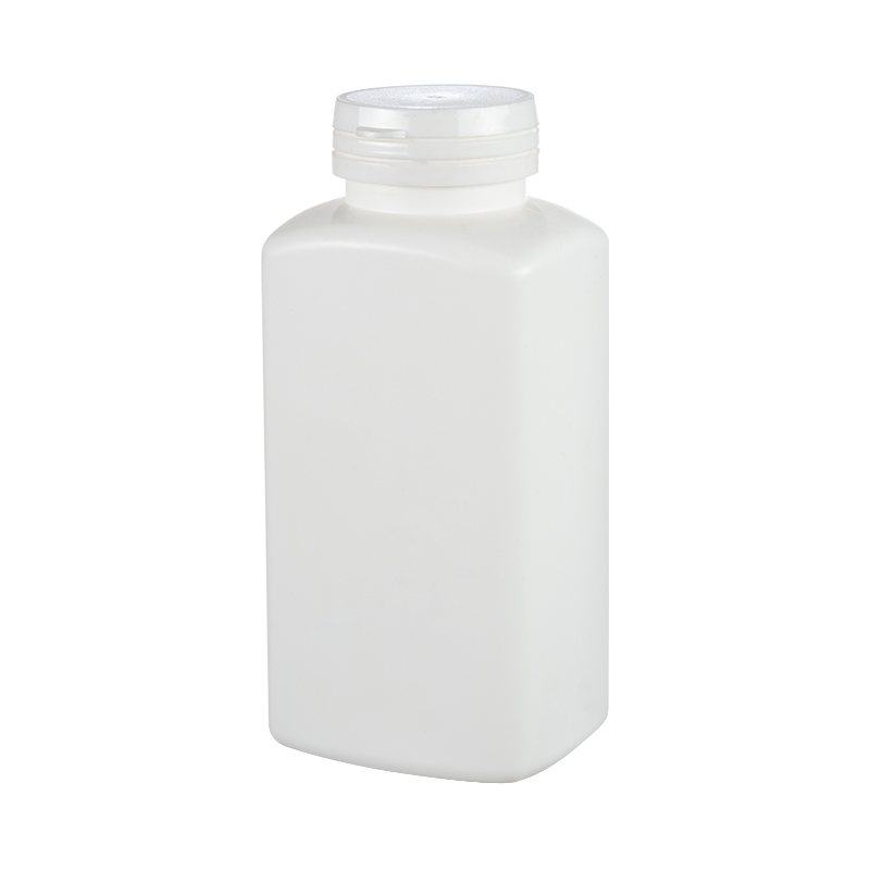 HDPE 250 ml avrivbar fyrkantig flaska