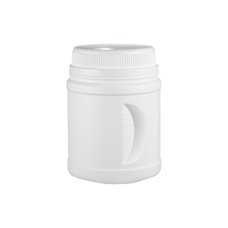 HDPE 1000ml bärbara runda burkar