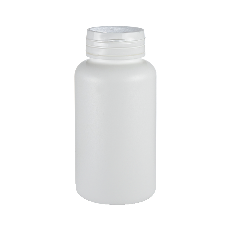 HDPE rund flaska med 44 mm dragskydd
